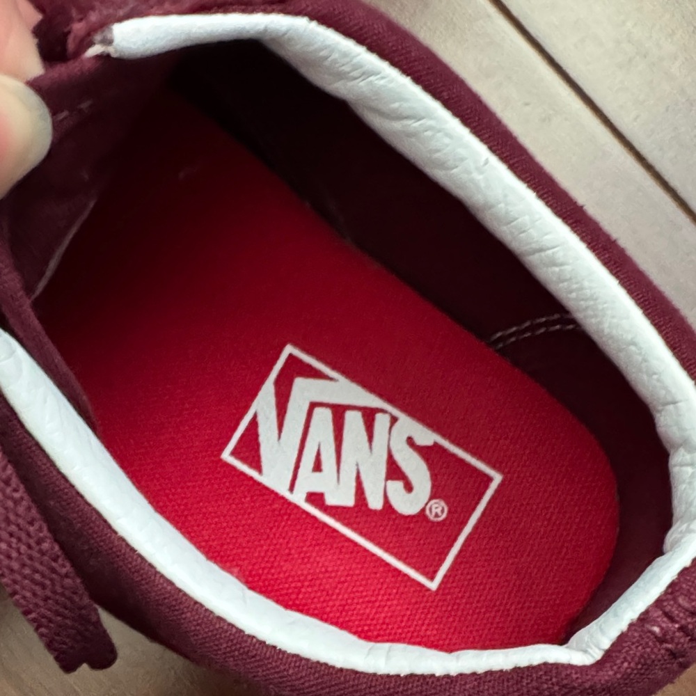 Vans Men’s Old Skool Maroon Red Stripe vanities love hurts special edition - Picture 2 of 11